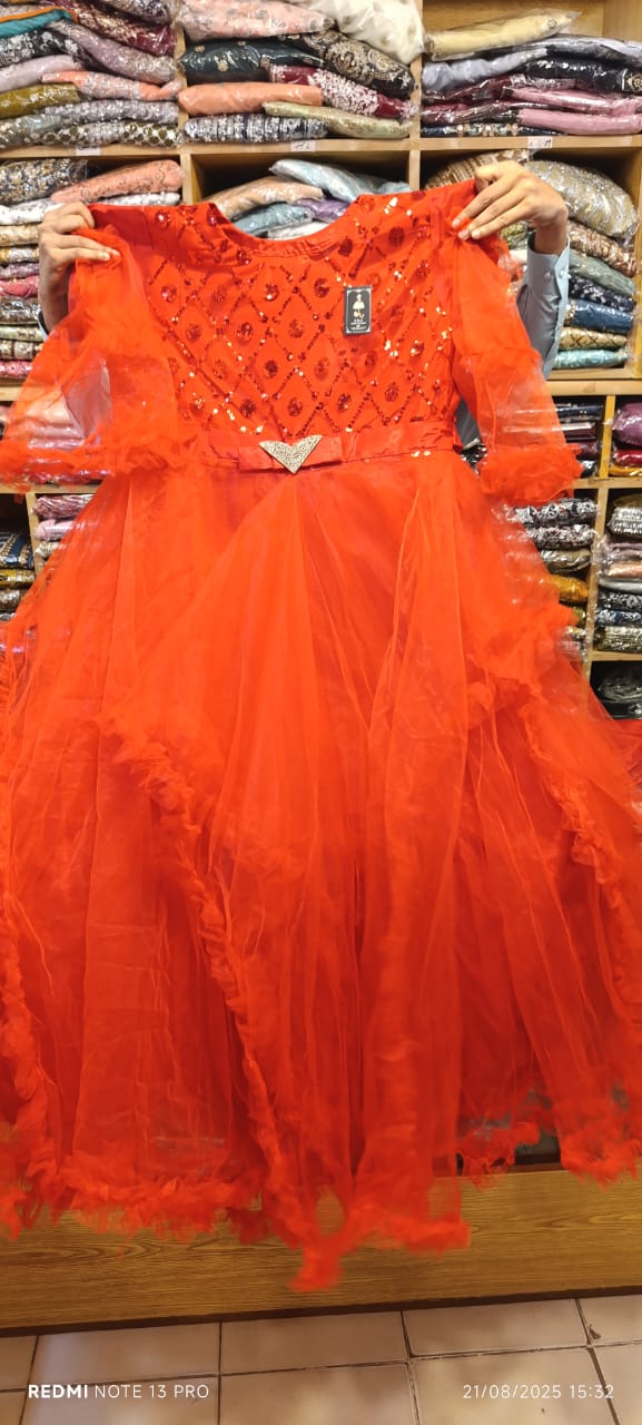 Net Fancy Long Maxi